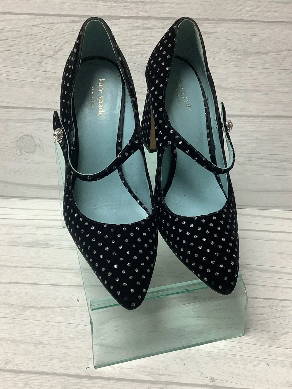 Kate Spade velvet heels